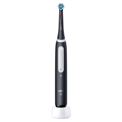 "Oral-B iO Series 4 Electric Toothbrush - Sleek Matt Black Design for Superior Oral Care"
